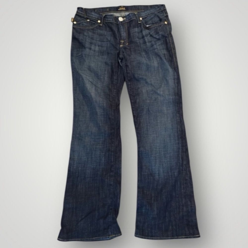 Vintage Rock & Republic Dark Blue Flare Jeans - Picture 6 of 6